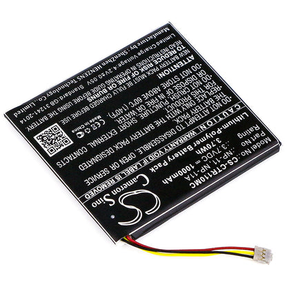 Replacement Battery for Casio  TR Mini – Camera – 1000mAh / 3.70Wh / 3.7V
