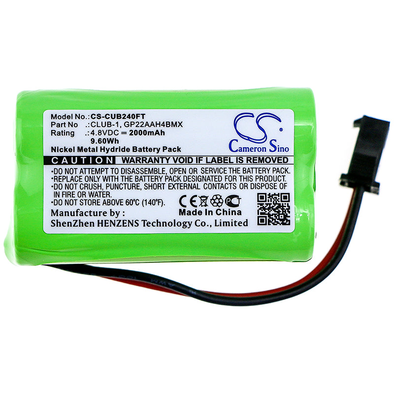 Replacement Battery for Clulite Range – Flashlight – 2000mAh / 4.8V