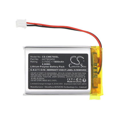 Replacement Battery for COWIN  E7 – Wireless Headset – 1800mAh / 6.66Wh / 3.7V