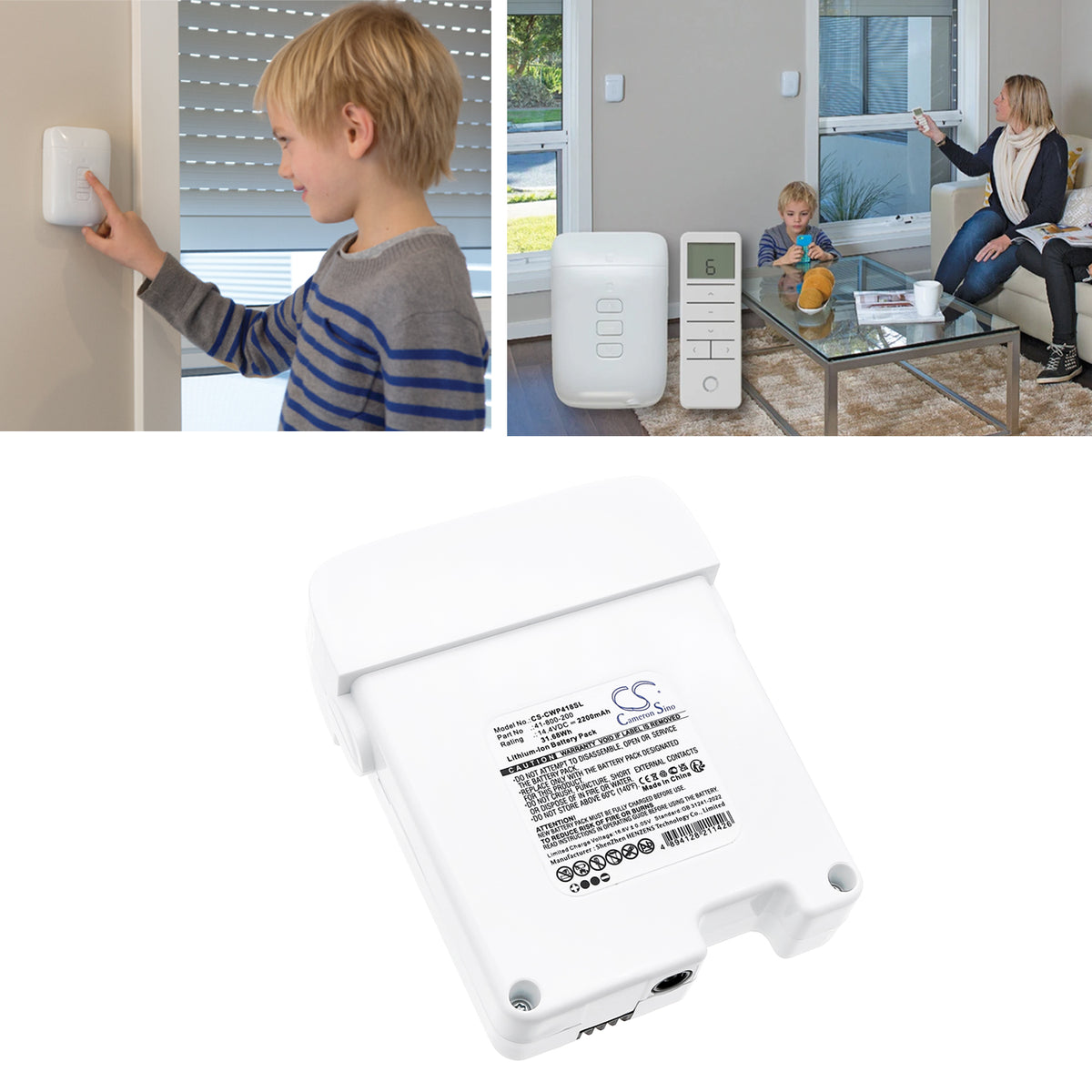 Replacement Battery for CWP Powersmart Controller and cradle – Smart Home – 2200mAh / 14.4V