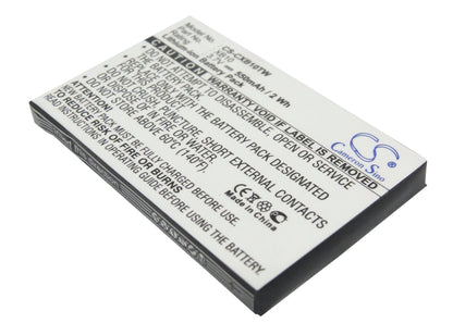 Replacement Battery for Xact Communication  Wristlinx x2x – Two-Way Radio – 550mAh / 3.7V