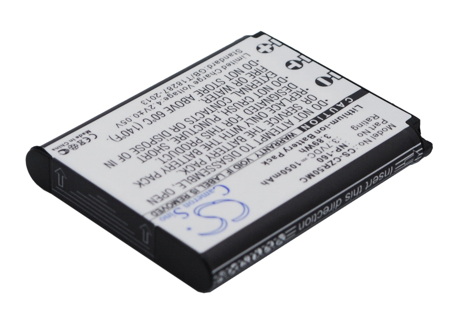 Replacement Battery for Casio  Exilim EX-FC500 – Camera – 1050mAh / 3.89Wh / 3.7V