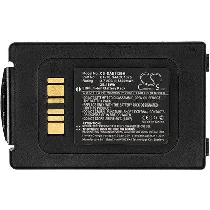 Replacement Battery for Datalogic ELF – Barcode Scanner – 6800mAh / 3.7V - image 3