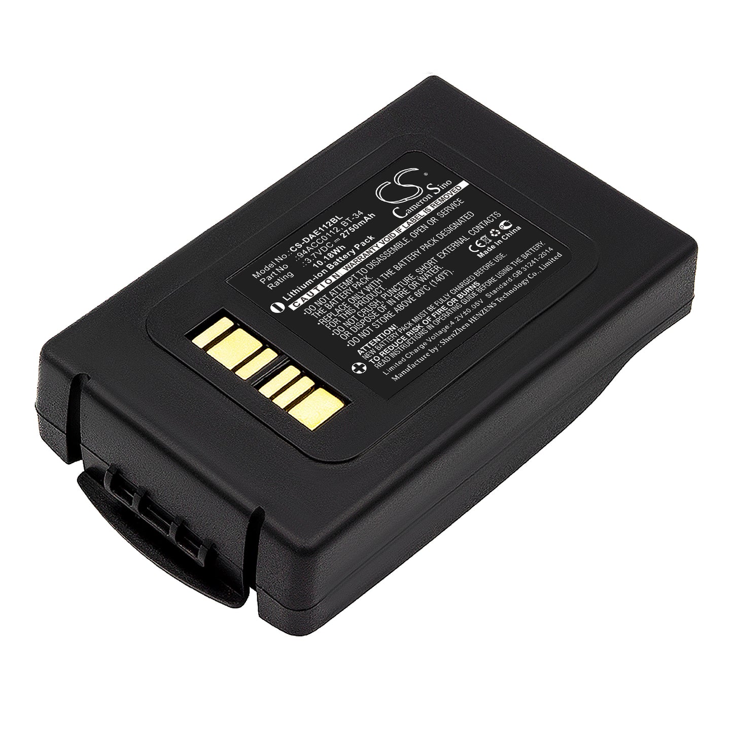 Replacement Battery for Datalogic ELF – Barcode Scanner – 2750mAh / 3.7V - image 1