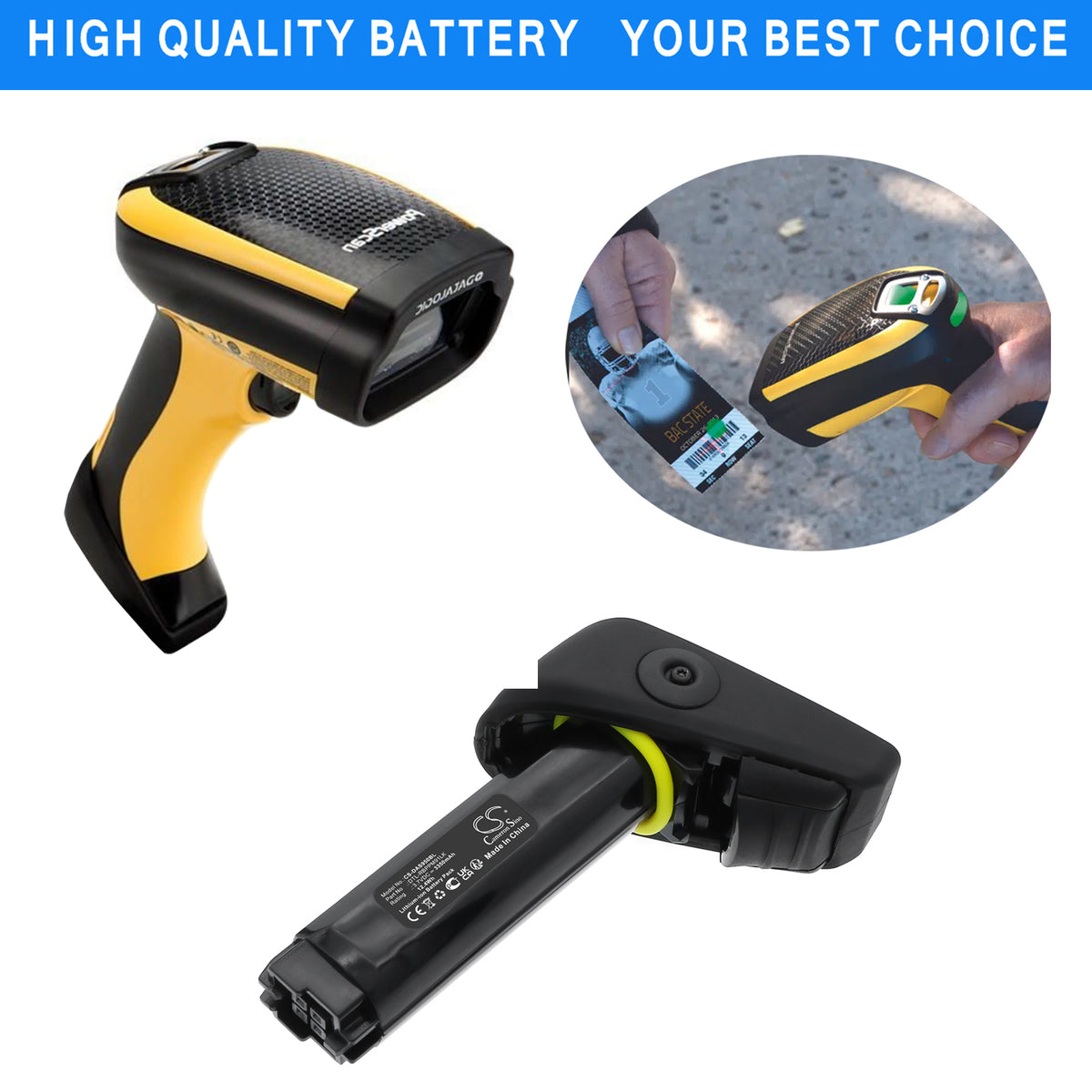 Replacement Battery for Datalogic PBT9500 – Barcode Scanner – 3350mAh / 3.7V