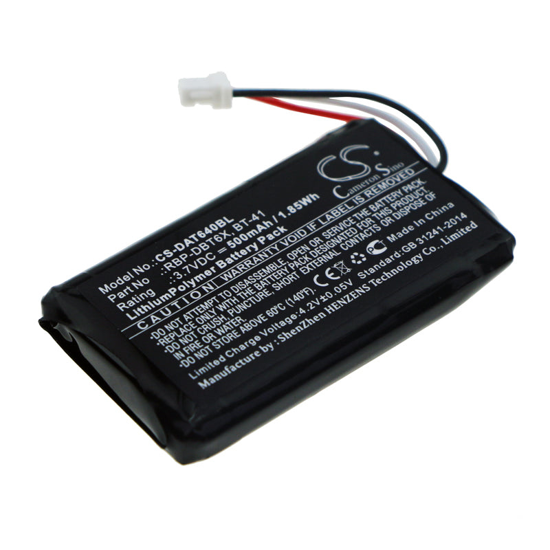 Replacement Battery for Datalogic RIDA DBT6400 – Barcode Scanner – 500mAh / 3.7V - image 1
