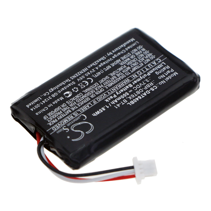Replacement Battery for Datalogic RIDA DBT6400 – Barcode Scanner – 500mAh / 3.7V - image 2
