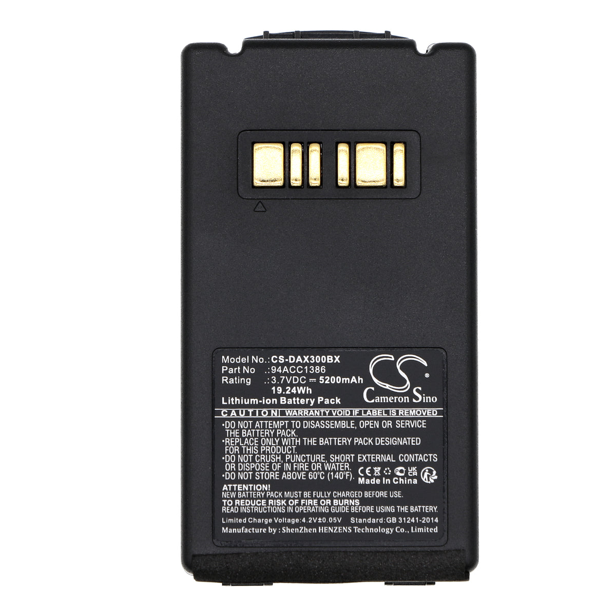 Replacement Battery for Datalogic Falcon X3 – Barcode Scanner – 5200mAh / 3.7V