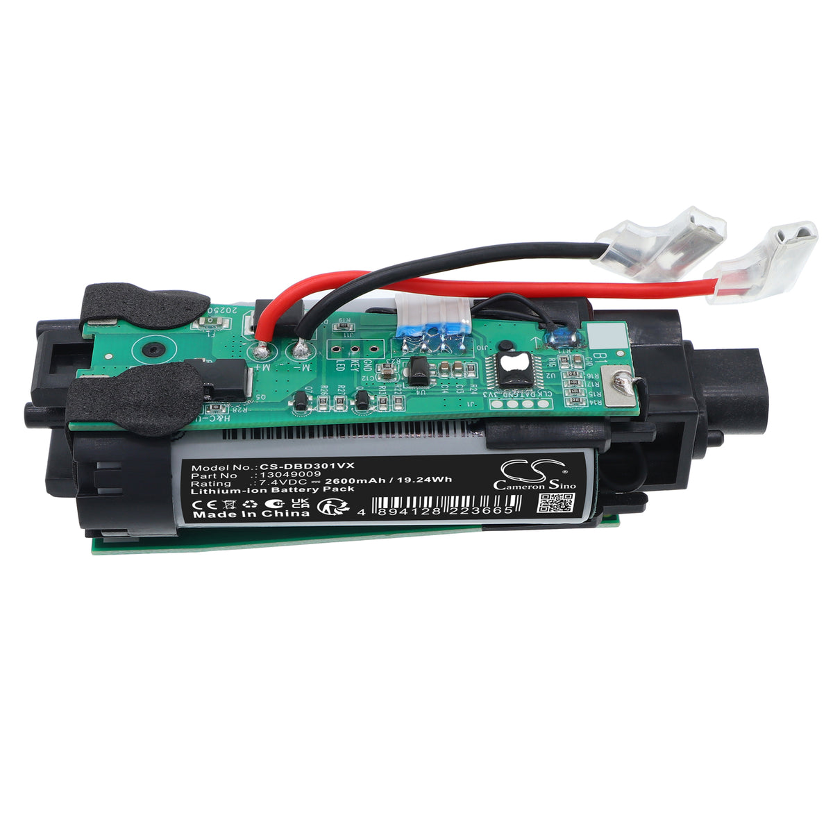 Replacement Battery for Dirt Devil BD30100 – Vacuum – 2600mAh / 7.4V