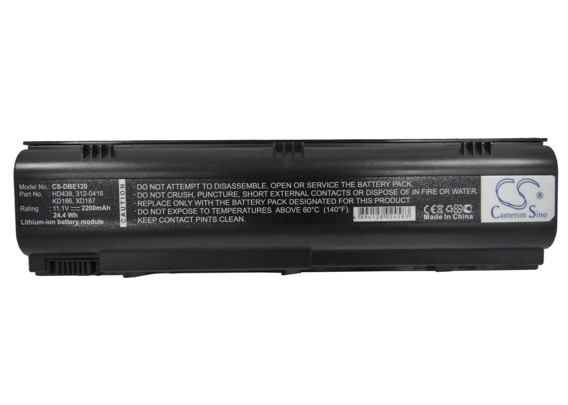Replacement Battery for Dell Inspiron 1300 – Notebook, Laptop – 2200mAh / 11.1V - image 5