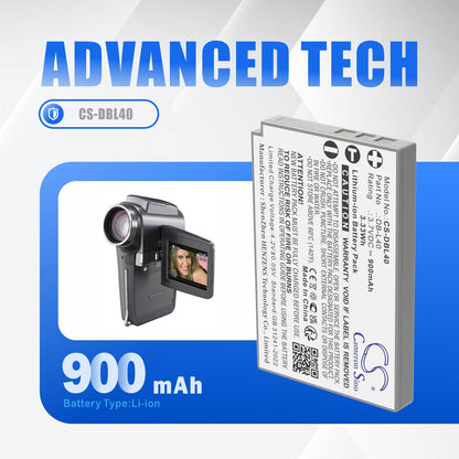Replacement Battery for Sanyo Xacti DMX-HD800 – Camera – 900mAh / 3.7V