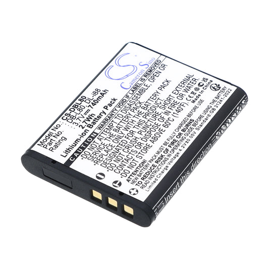 Replacement Battery for Toshiba | Sanyo | Pentax Camileo BW10 HD – Camera – 740mAh / 3.7V
