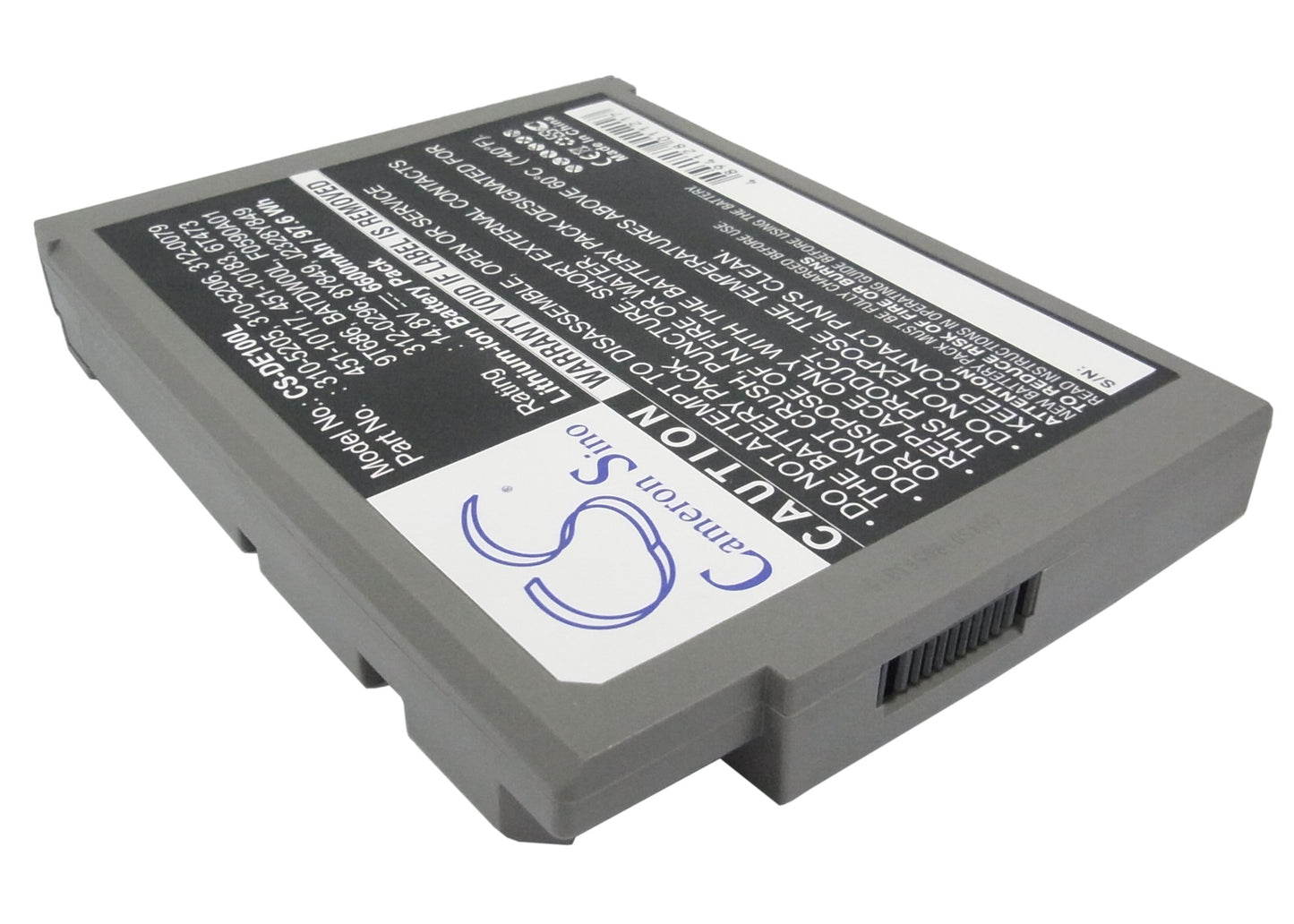 Replacement Battery for Dell Inspiron 1100 – Notebook, Laptop – 6600mAh / 14.8V - image 2