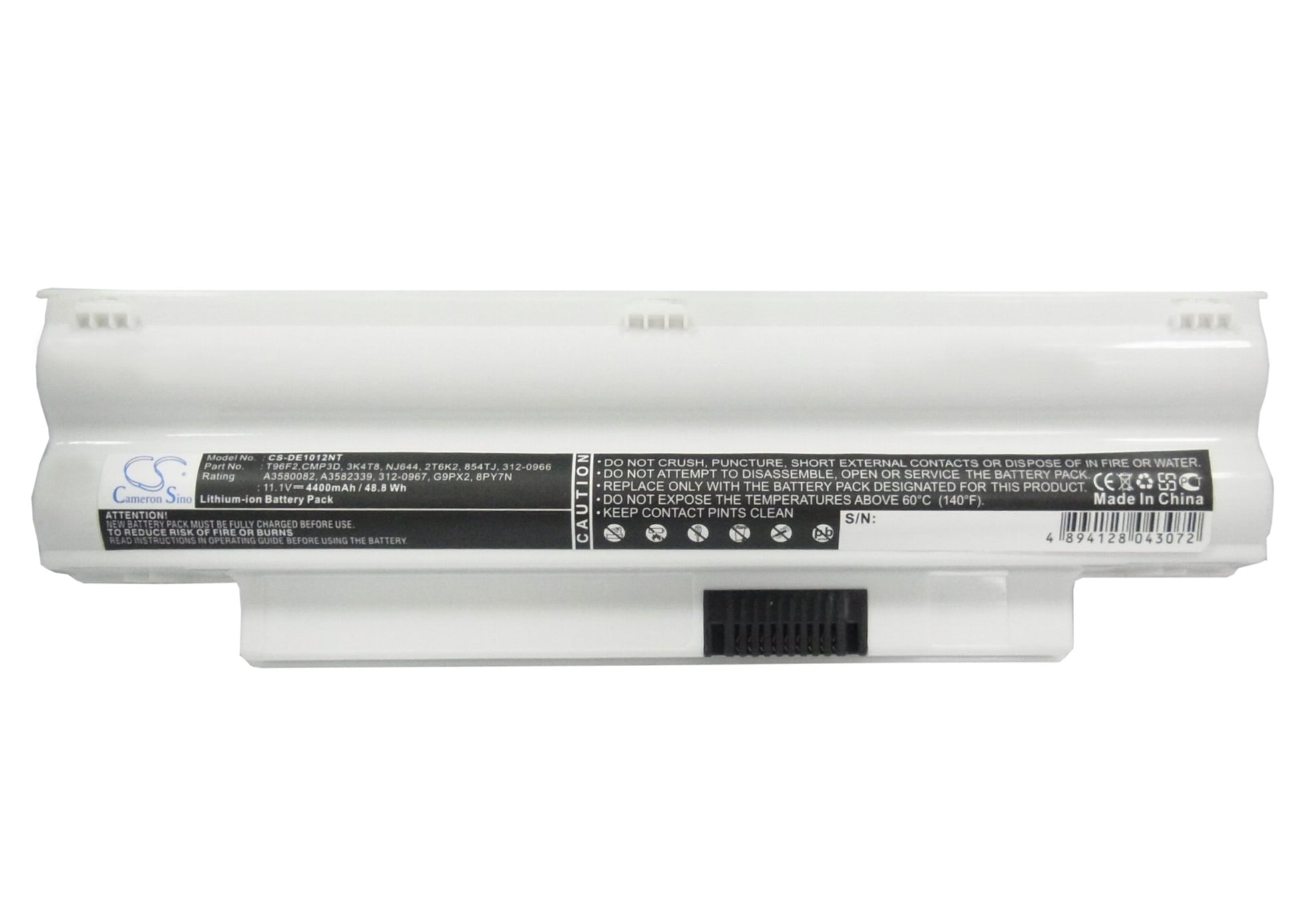 Replacement Battery for Dell Inspiron Mini 10 1012 – Notebook, Laptop – 4400mAh / 11.1V - image 5