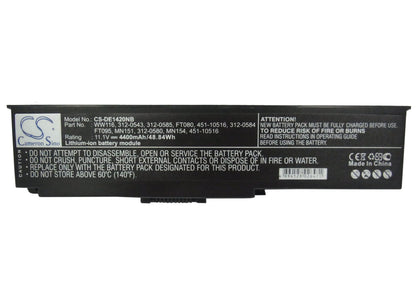 Replacement Battery for Dell Vostro 1400 – Notebook, Laptop – 4400mAh / 11.1V - image 5