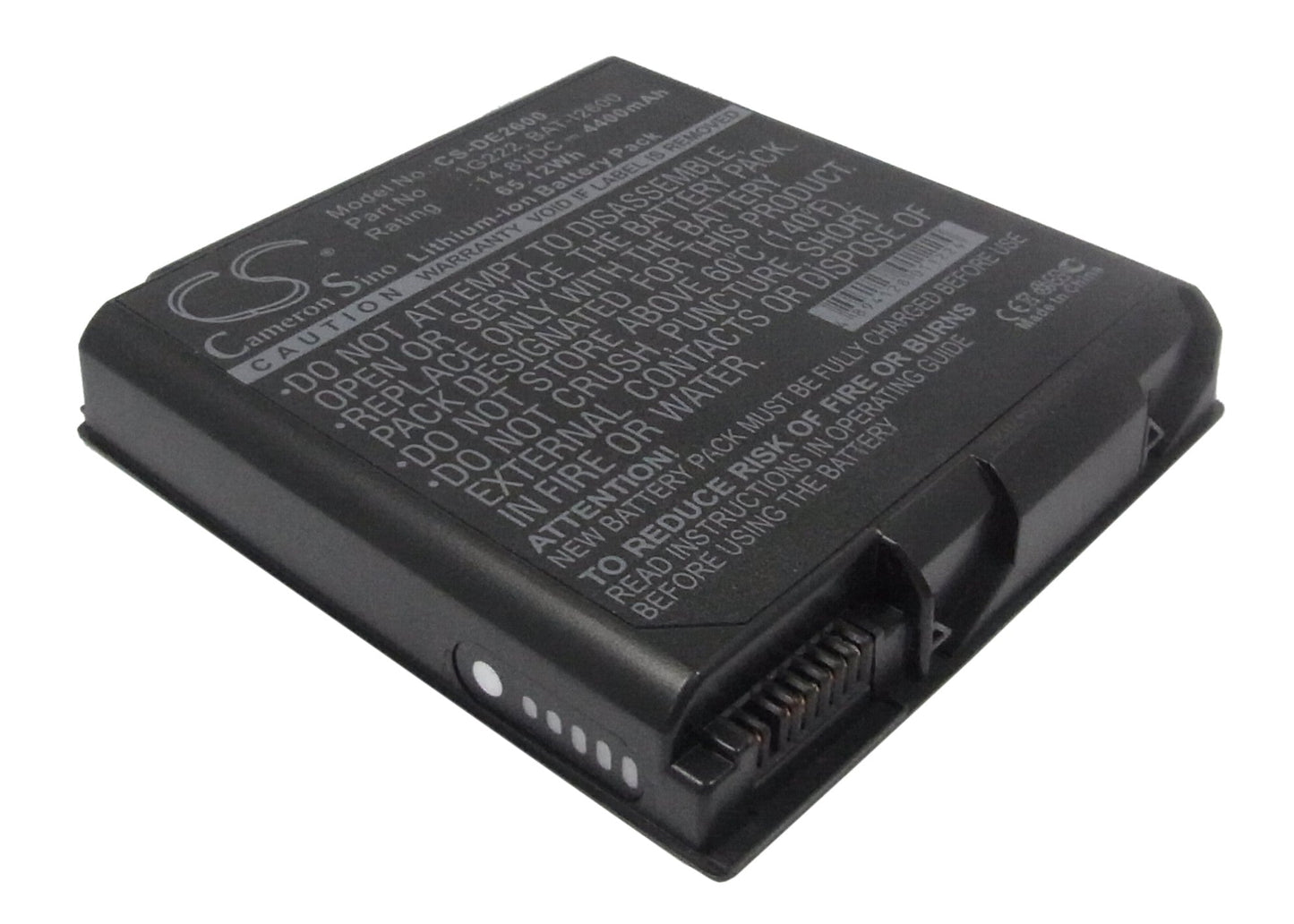 Replacement Battery for DELL  Inspiron 2600 – Notebook, Laptop – 4400mAh/65.12Wh / 14.8V