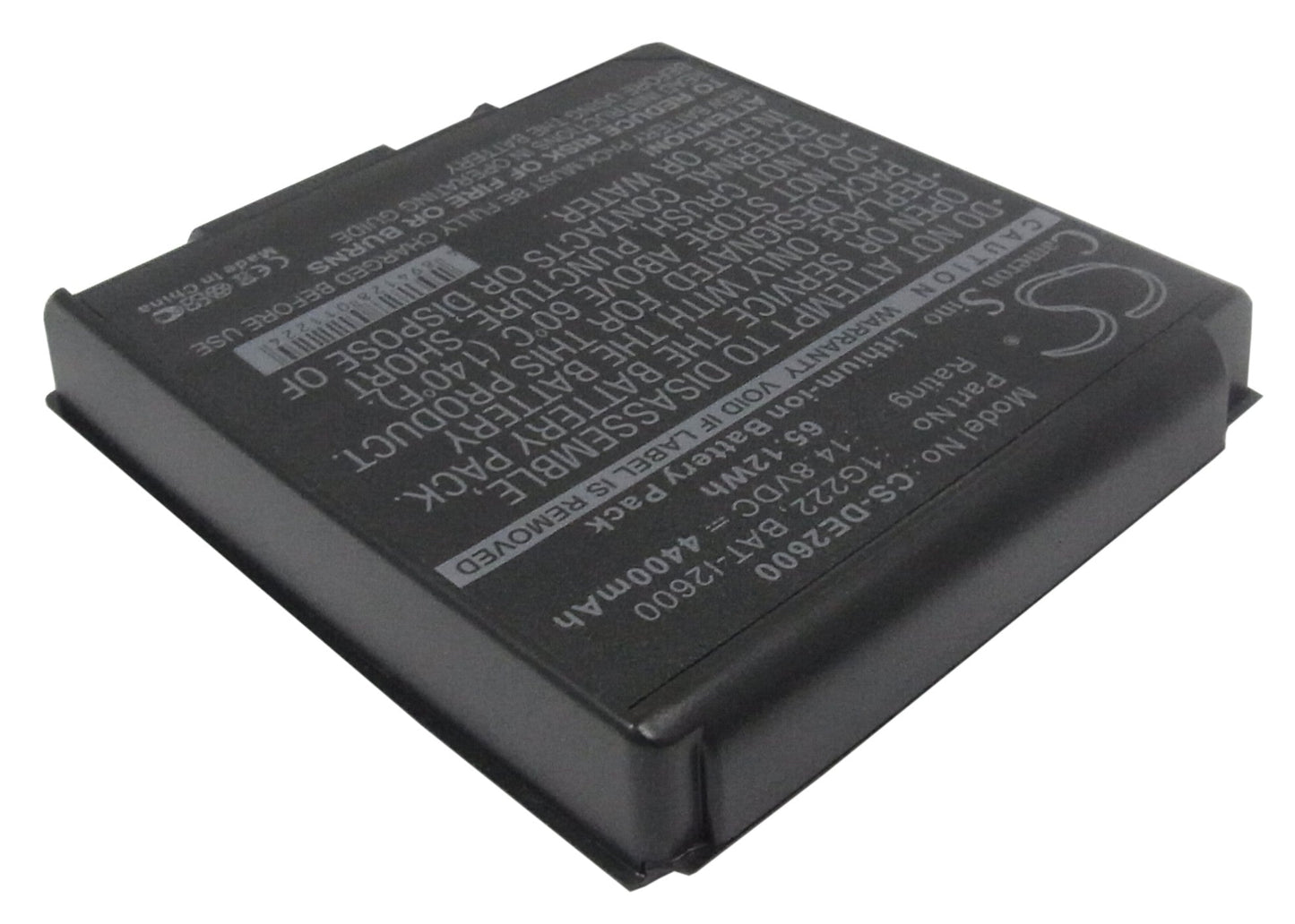 Replacement Battery for DELL  Inspiron 2600 – Notebook, Laptop – 4400mAh/65.12Wh / 14.8V