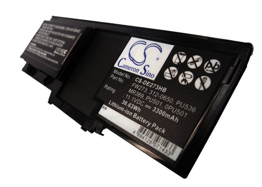 Replacement Battery for Dell Latitude XT – Notebook, Laptop – 3300mAh / 11.1V
