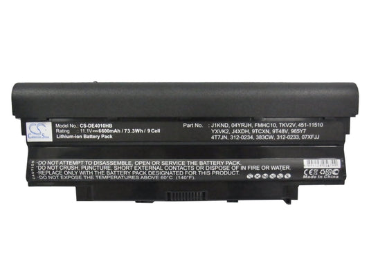 Replacement Battery for Dell Inspiron 13R – Notebook, Laptop – 6600mAh / 11.1V - image 5