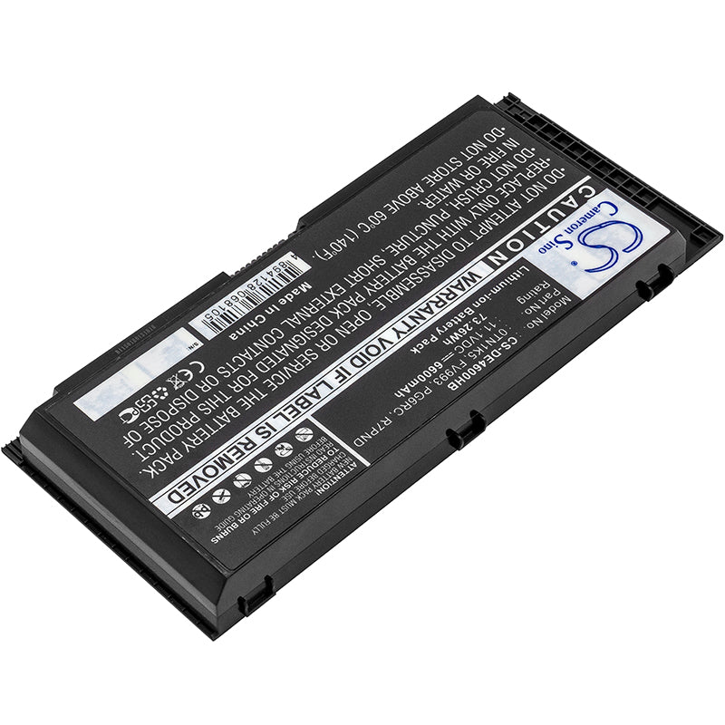 Replacement Battery for DELL  Precision M4600 – Notebook, Laptop – 6600mAh / 73.26Wh / 11.1V