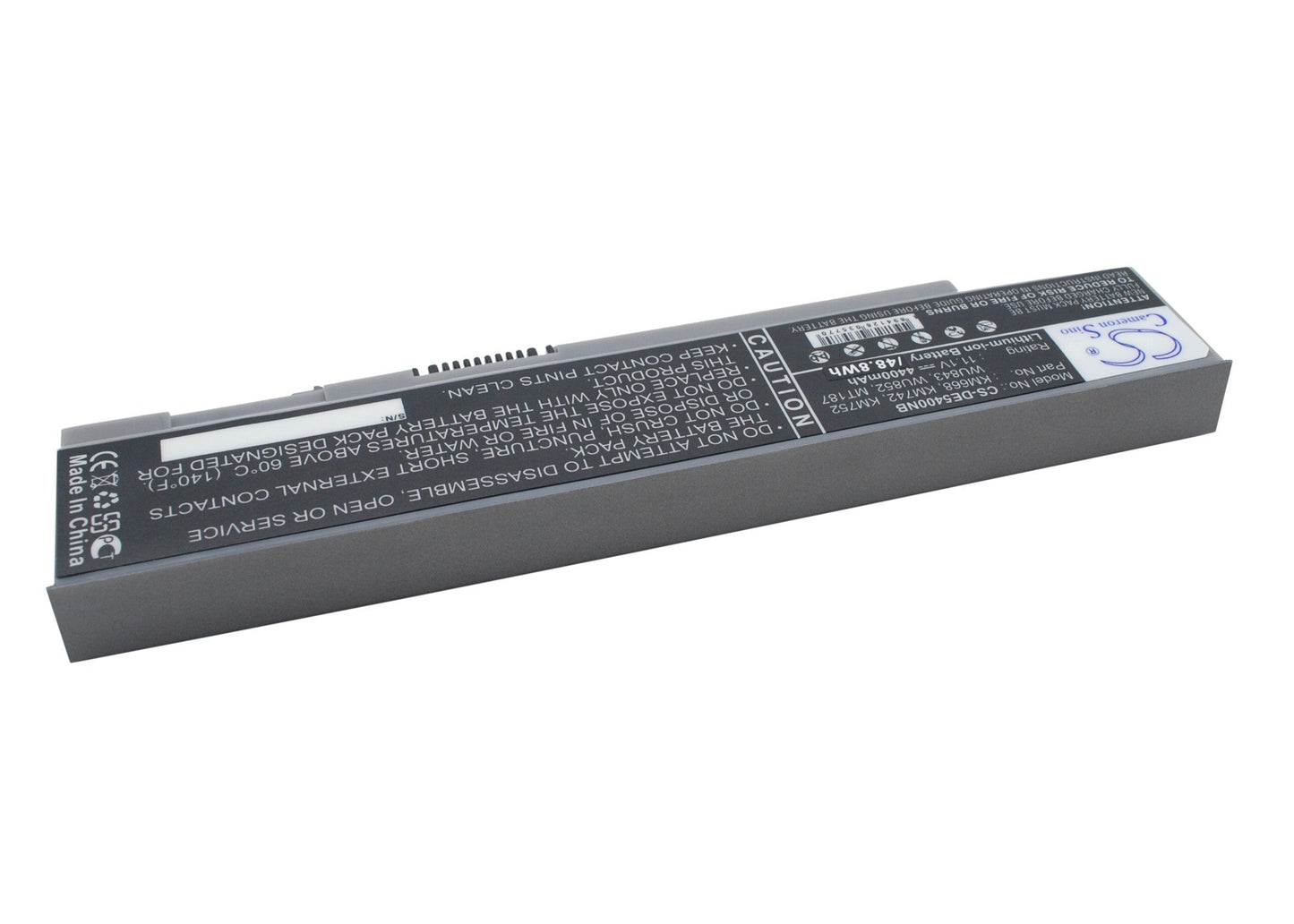 Replacement Battery for DELL  Latitude E5400 – Notebook, Laptop – 4400mAh / 48.84Wh / 11.1V
