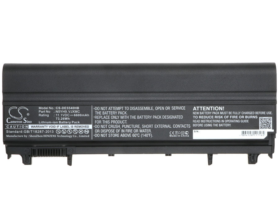 Replacement Battery for DELL  Latitude 14 – Notebook, Laptop – 6600mAh / 73.26Wh / 11.1V
