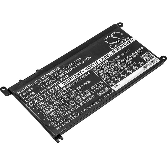 Replacement Battery for Dell INS 13MF PRO-D1508TS – Notebook, Laptop – 3650mAh / 11.4V