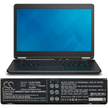 Replacement Battery for DELL  Latitude 14 7000 – Notebook, Laptop – 3500mAh / 38.85Wh / 11.1V