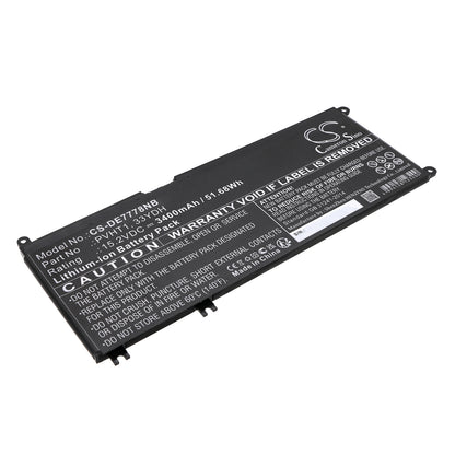Replacement Battery for Dell DNCWSCB6106B – Notebook, Laptop – 3400mAh / 15.2V - image 1
