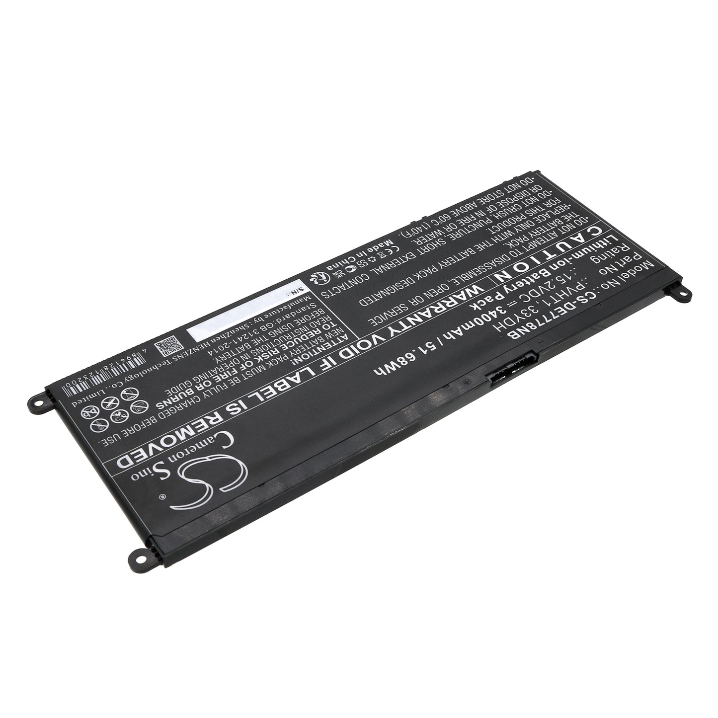 Replacement Battery for Dell DNCWSCB6106B – Notebook, Laptop – 3400mAh / 15.2V - image 2