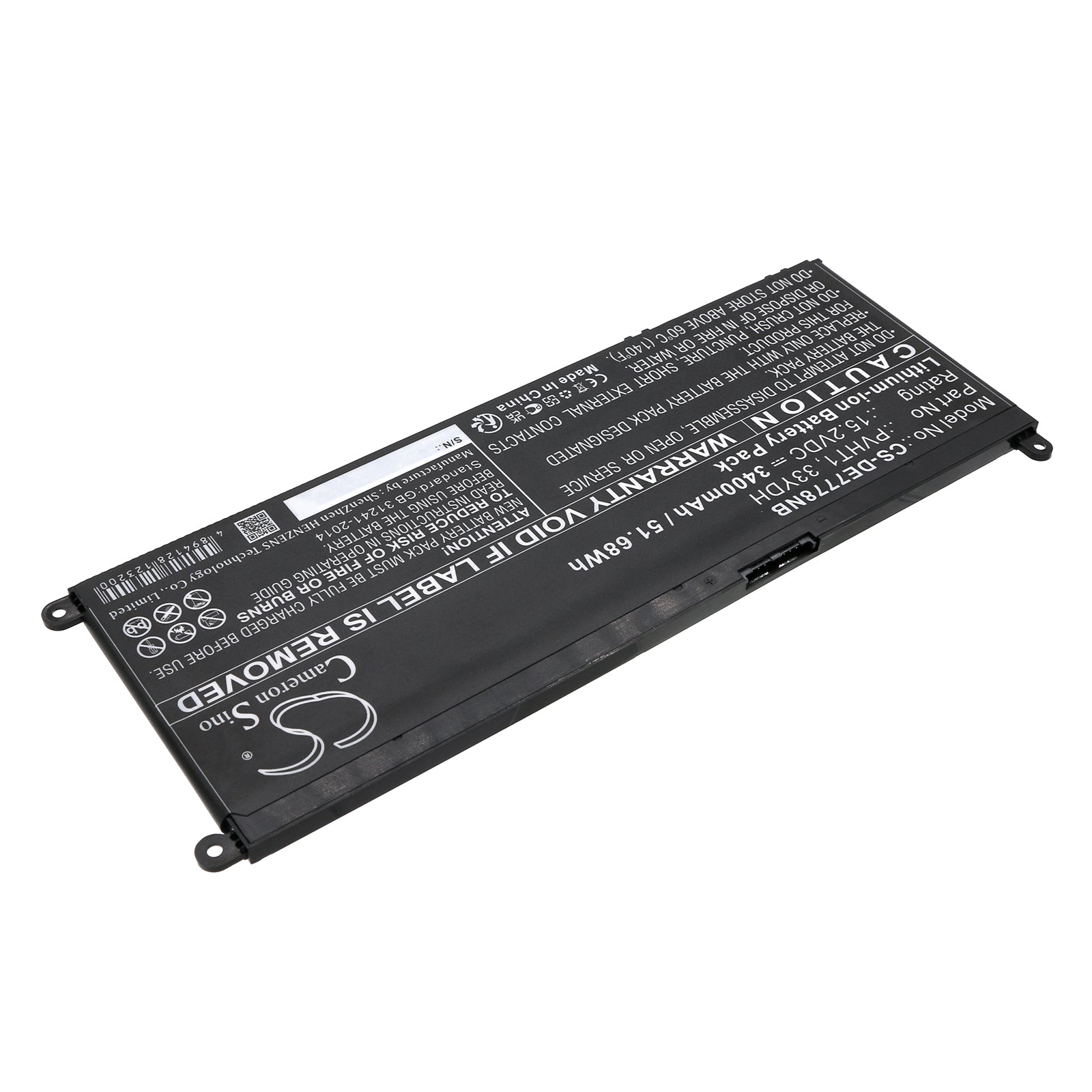 Replacement Battery for Dell DNCWSCB6106B – Notebook, Laptop – 3400mAh / 15.2V - image 2