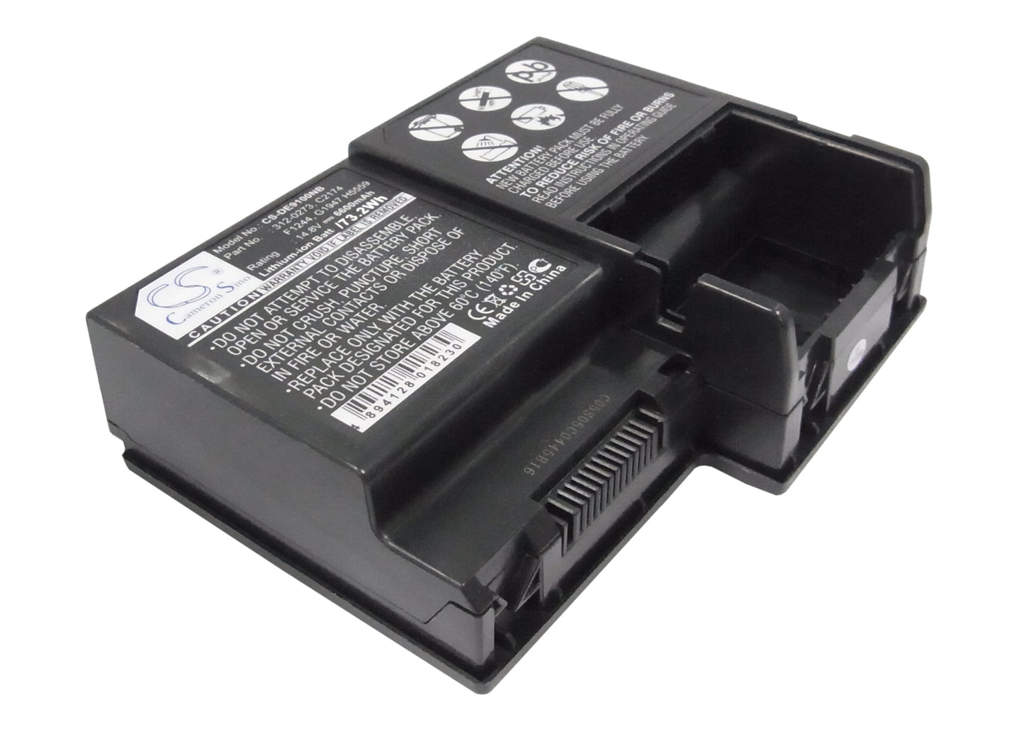 Replacement Battery for Dell Inspiron 9100 – Notebook, Laptop – 6600mAh / 14.8V - image 1