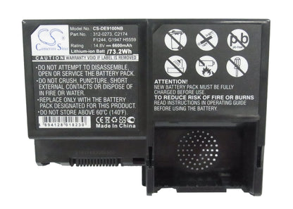Replacement Battery for Dell Inspiron 9100 – Notebook, Laptop – 6600mAh / 14.8V - image 5