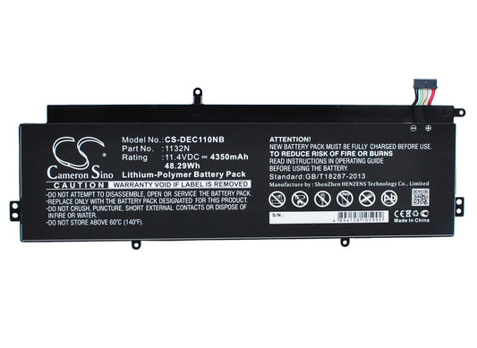 Replacement Battery for Dell Chromebook 11 – Notebook, Laptop – 4350mAh / 11.4V