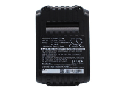Replacement Battery for DeWalt  DCD740 – Power Tools – 4000mAh / 80.00Wh / 20.0V