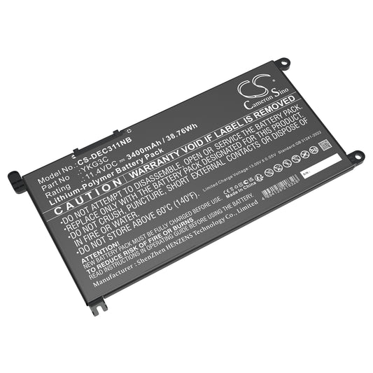 Replacement Battery for Dell Chromebook 3110 – Notebook, Laptop – 3400mAh / 11.4V