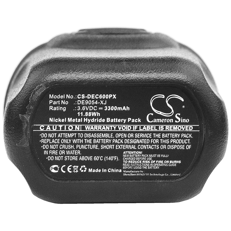 Replacement Battery for DeWalt DC600 Screwdriver – Power Tool – 3300mAh / 3.6V - image 3