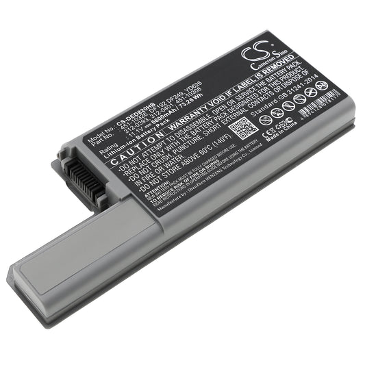 Replacement Battery for Dell Latitude D531 – Notebook, Laptop – 6600mAh / 11.1V