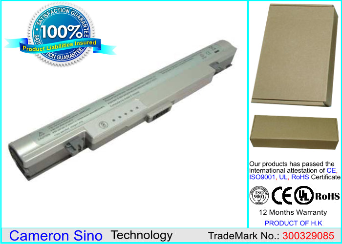 Replacement Battery for Dell Latitude X1 – Notebook, Laptop – 2200mAh / 11.1V - image 1