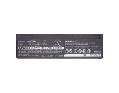 Replacement Battery for DELL  Latitude 12-7000 – Notebook, Laptop – 2600mAh / 28.86Wh / 11.1V