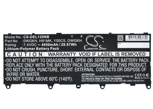Replacement Battery for Dell Latitude 10e – Notebook, Laptop – 4050mAh / 7.4V - image 1
