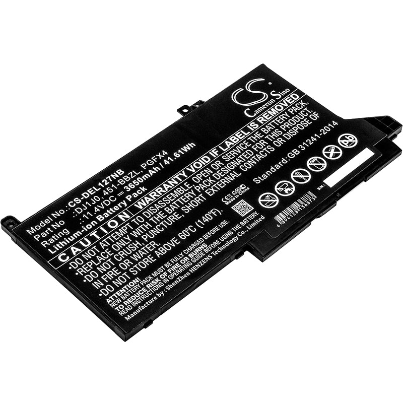 Replacement Battery for Dell Latitude 12 7000 – Notebook, Laptop – 3650mAh / 11.4V - image 1