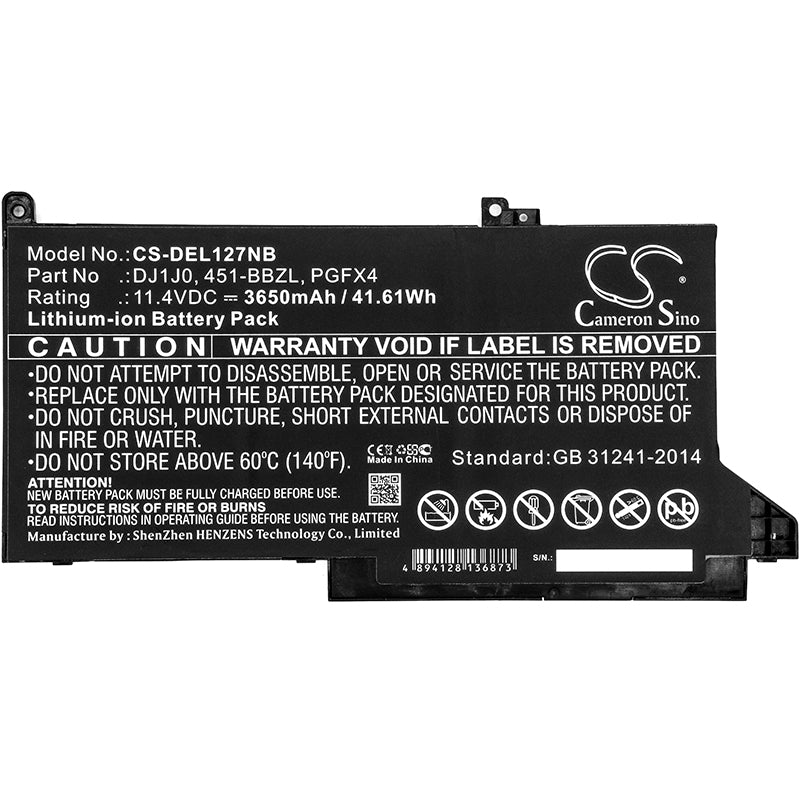 Replacement Battery for Dell Latitude 12 7000 – Notebook, Laptop – 3650mAh / 11.4V - image 3