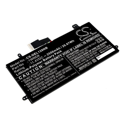 Replacement Battery for Dell Latitude 12 5285 – Notebook, Laptop – 2550mAh / 11.4V - image 1