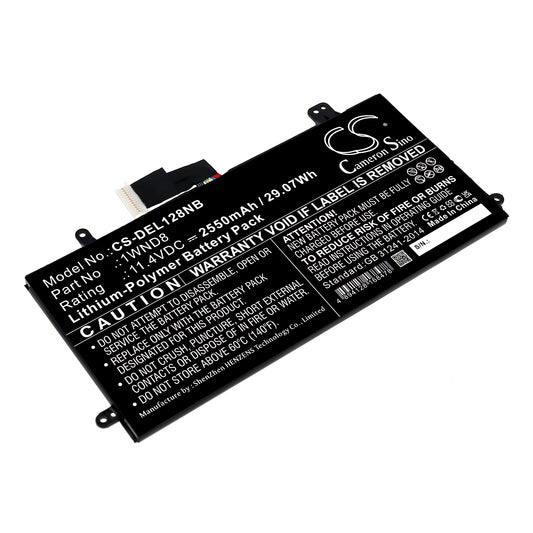 Replacement Battery for Dell Latitude 12 5285 – Notebook, Laptop – 2550mAh / 11.4V - image 1