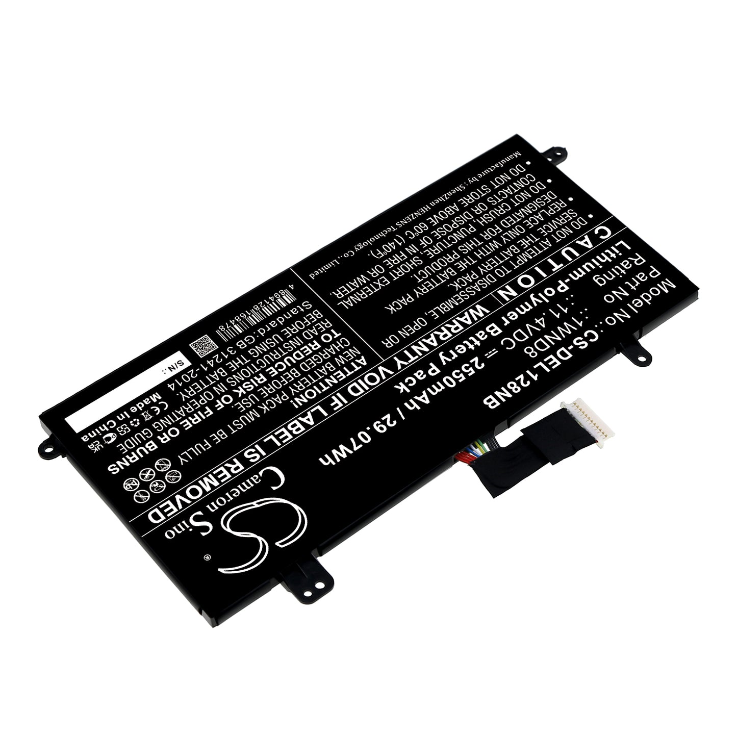 Replacement Battery for Dell Latitude 12 5285 – Notebook, Laptop – 2550mAh / 11.4V - image 2