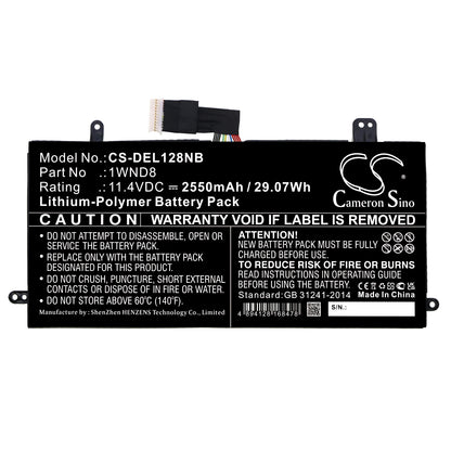 Replacement Battery for Dell Latitude 12 5285 – Notebook, Laptop – 2550mAh / 11.4V - image 3