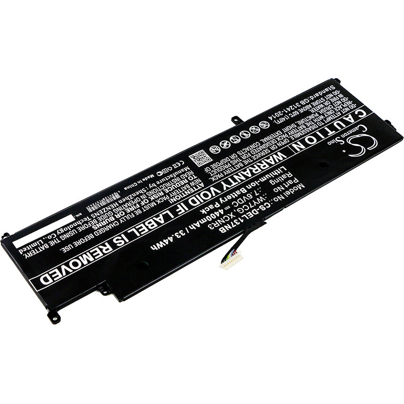 Replacement Battery for Dell Latitude 13 7370 – Notebook, Laptop – 4400mAh / 7.6V - image 2