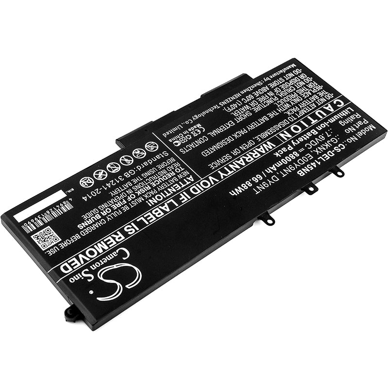 Replacement Battery for Dell Latitude 14 5491 – Notebook, Laptop – 8800mAh / 7.6V - image 2