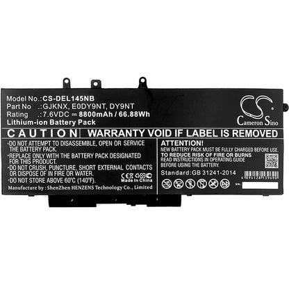 Replacement Battery for Dell Latitude 14 5491 – Notebook, Laptop – 8800mAh / 7.6V - image 3